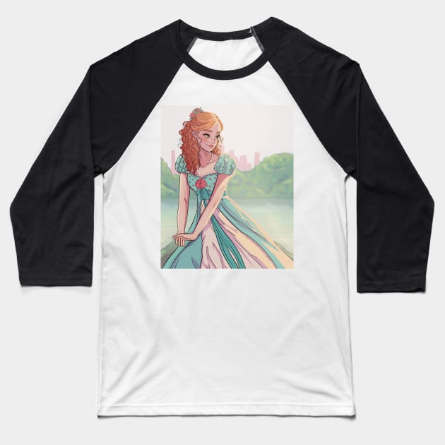 Giselle Baseball T-Shirt by shenlock